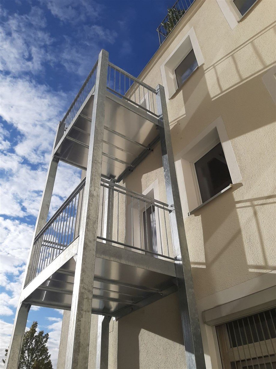 Balkonanlage Etagenwohnung Torgau