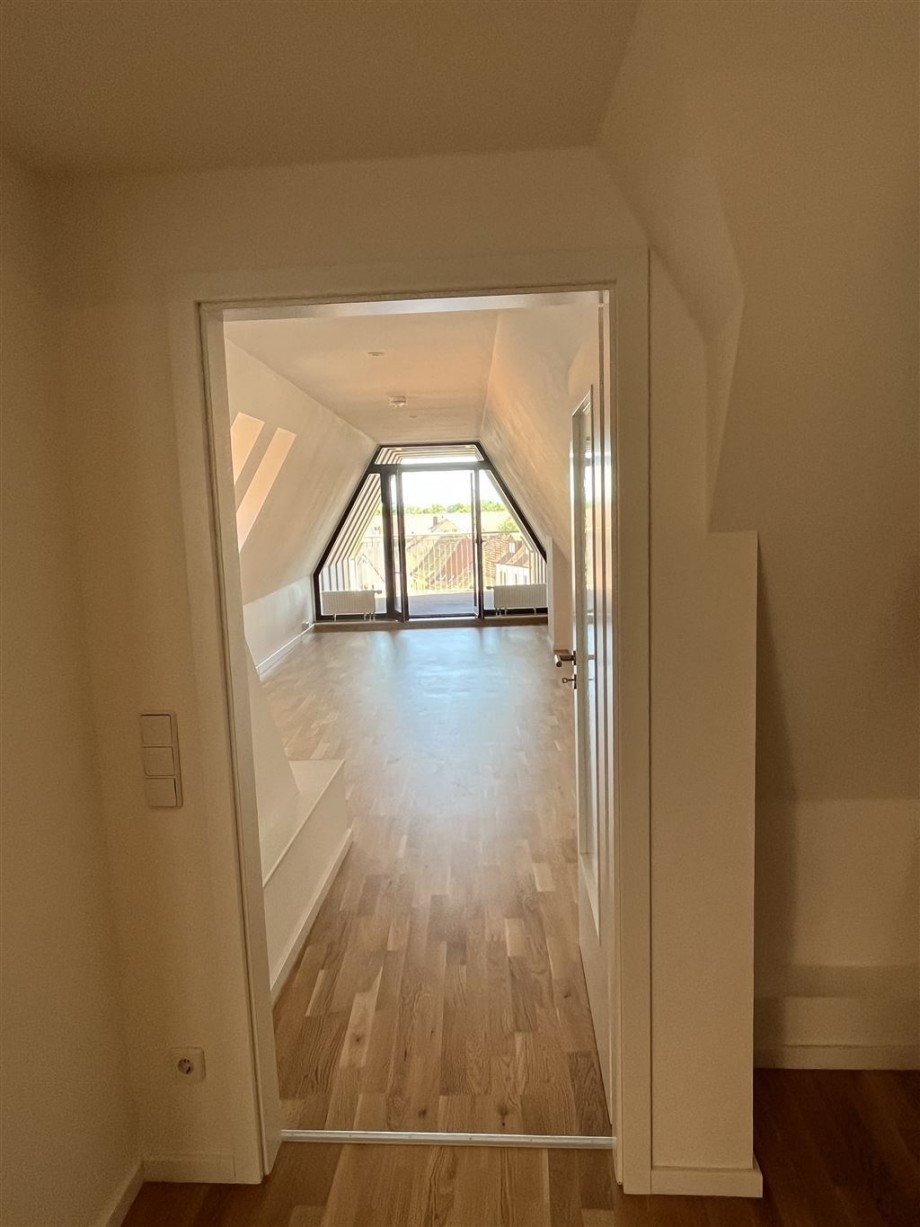 Zimmer zur Loggia Dachgeschosswohnung Torgau