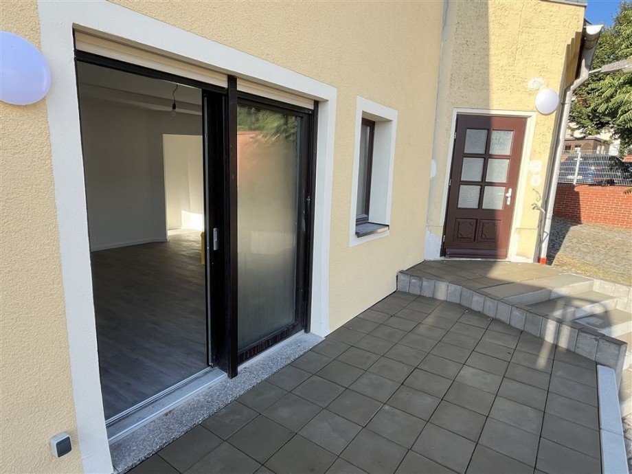 Terrasse Erdgeschosswohnung Torgau