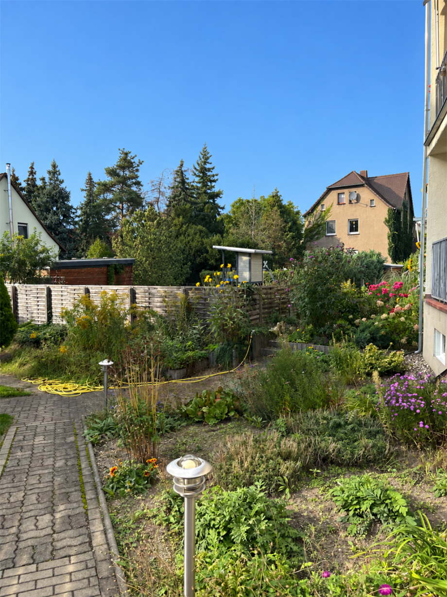 Garten Dachgeschosswohnung Torgau