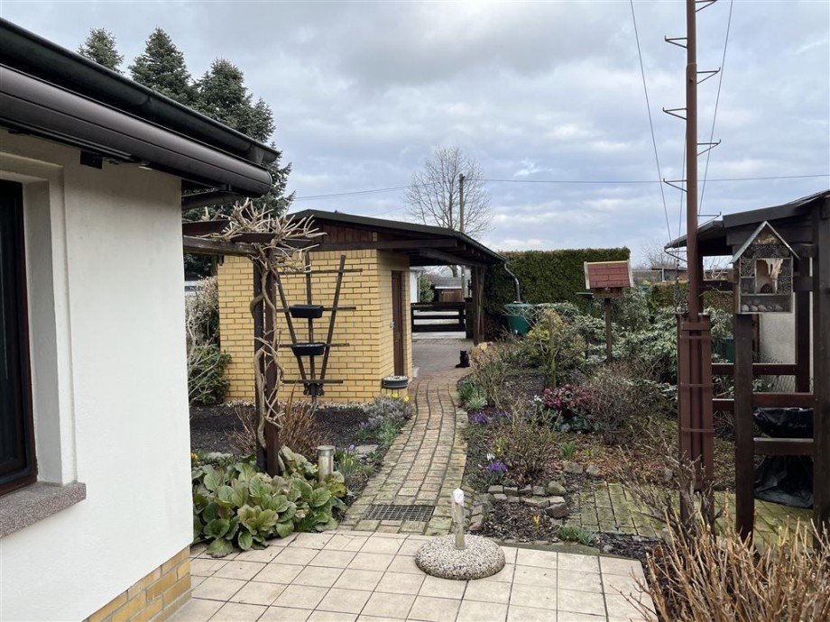 Terrasse Freizeitgrundst�ck Torgau