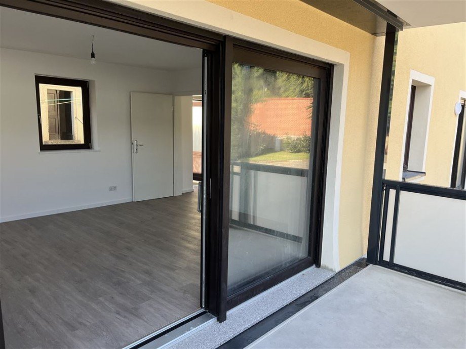 Balkon Erdgeschosswohnung Torgau
