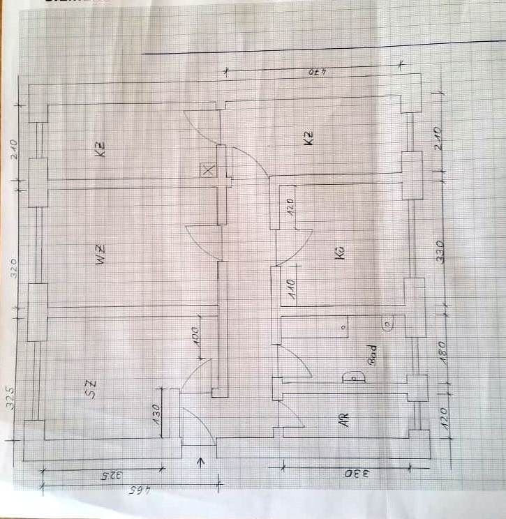 Grundriss Etagenwohnung Elsnig
