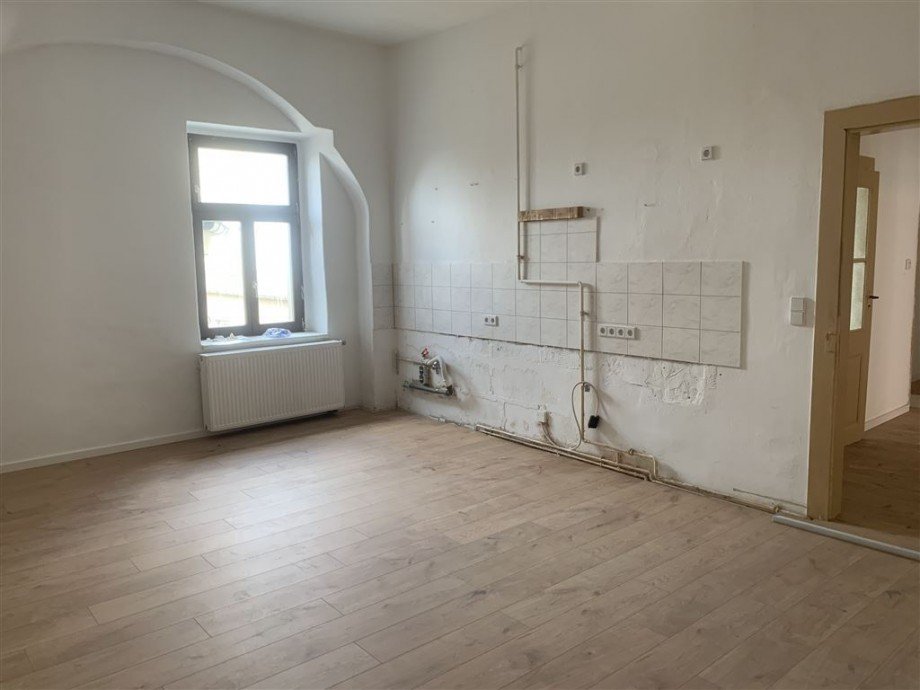 Wohnk�che Leerwohnung 2.OG Mehrfamilienhaus Torgau