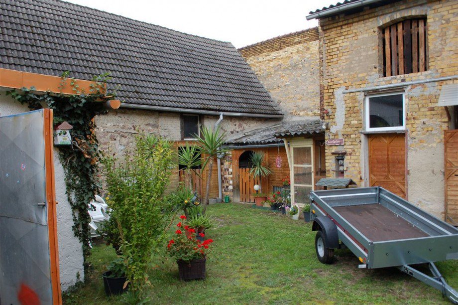 Hofansicht Einfamilienhaus Schildau , Gneisenaustadt