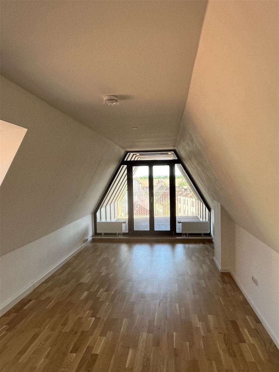 Zugang zur Loggia Dachgeschosswohnung Torgau