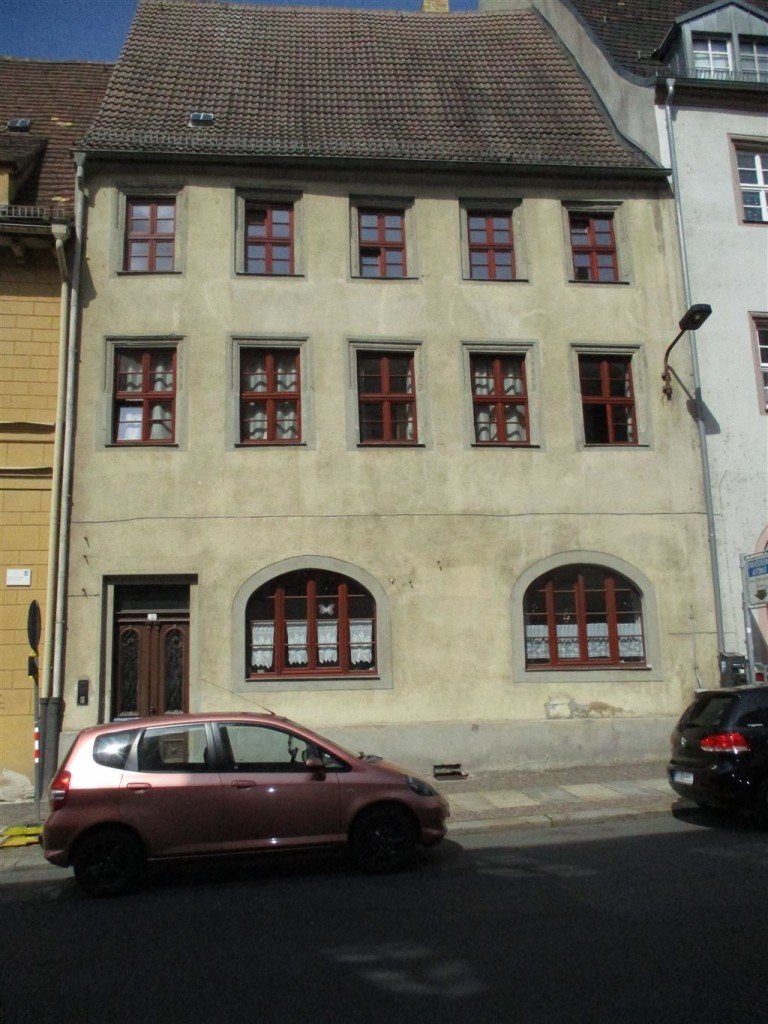 Hausansicht Torgau Dachgeschosswohnung 3-Raum-Wohnung im Zentrum von Torgau