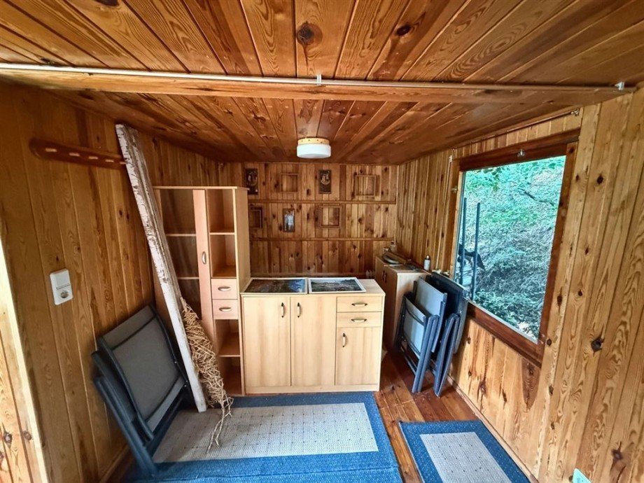 Wohnzimmer-Schlafbereich Freizeitgrundst�ck Bad Schmiedeberg