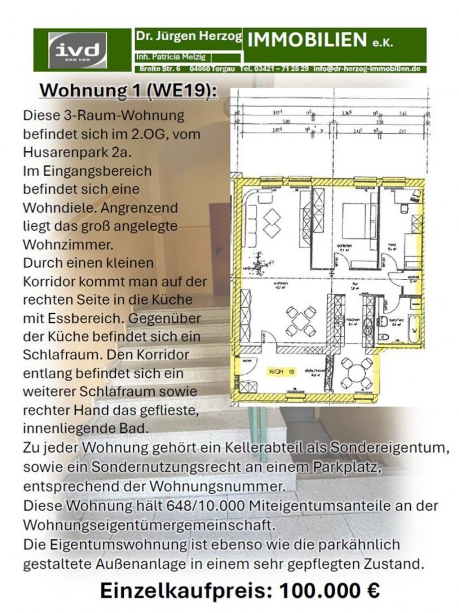 Wohnung 1 Etagenwohnung Torgau
