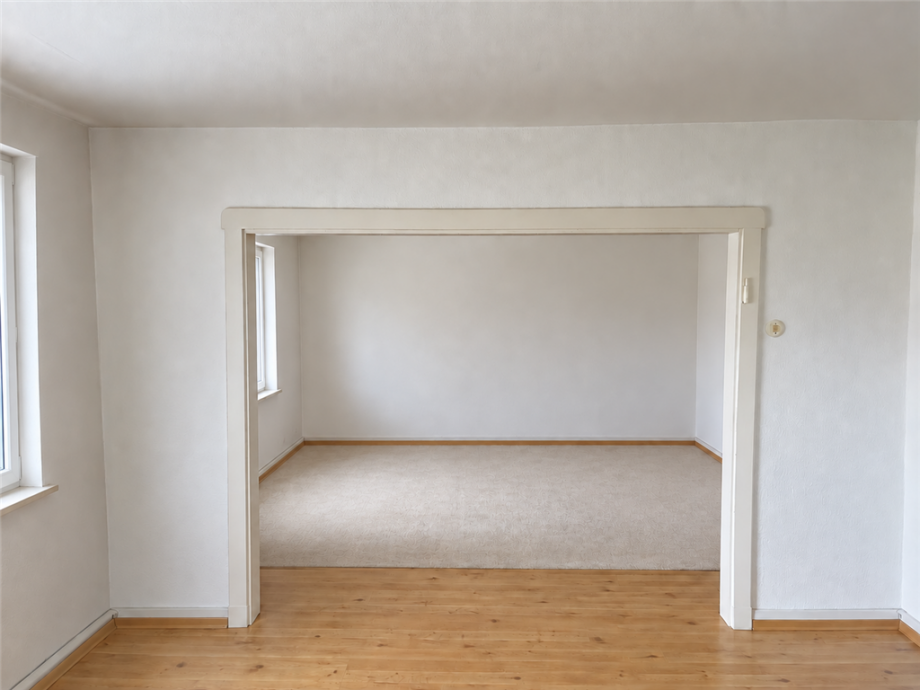 Wohnzimmer 1 Doppelhaush�lfte Zwethau