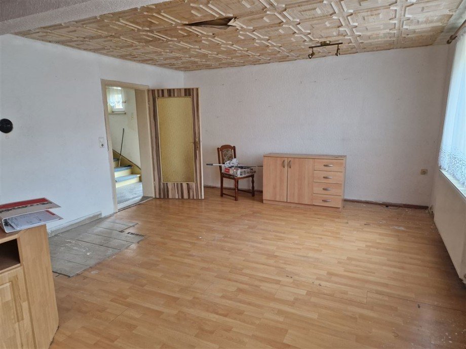 Wohnzimmer EG Einfamilienhaus Gro�treben-Zwethau