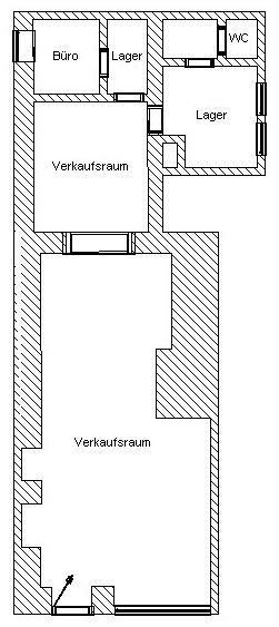 Grundriss Einzelhandel Torgau