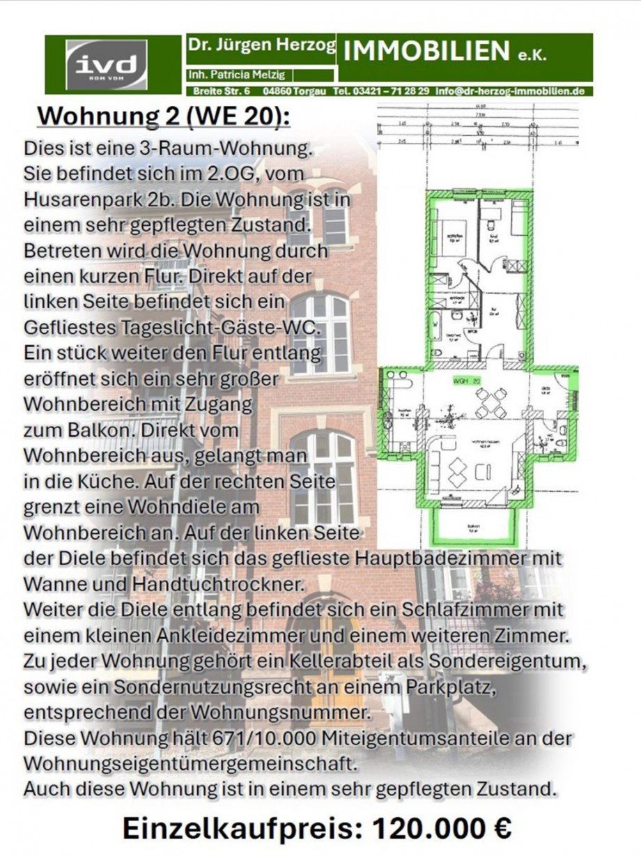 Wohnung 2 Etagenwohnung Torgau