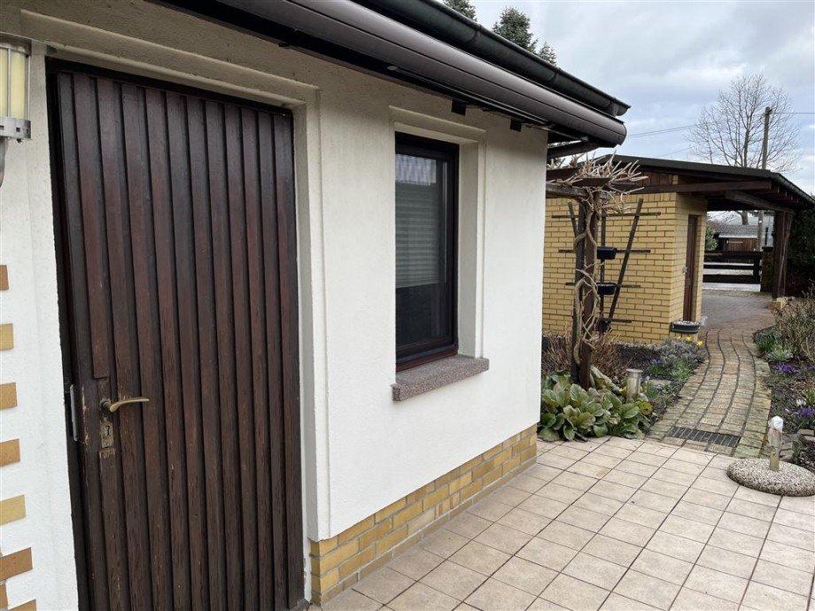 Bungalow-Terrasse Freizeitgrundst�ck Torgau