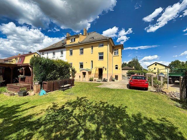 Au�en mit Garten Zweifamilienhaus Bad Schmiedeberg