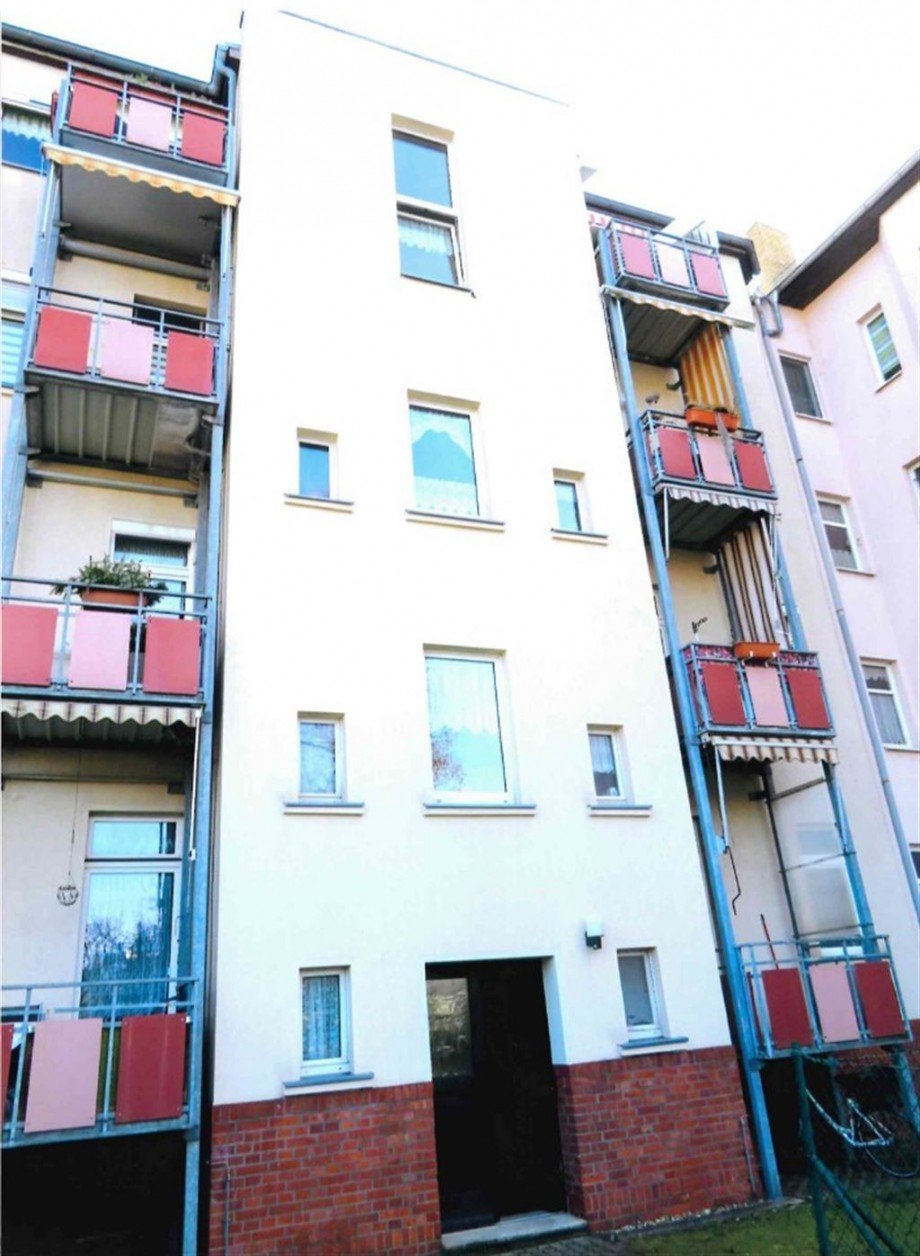 Au�en hinten Etagenwohnung Torgau